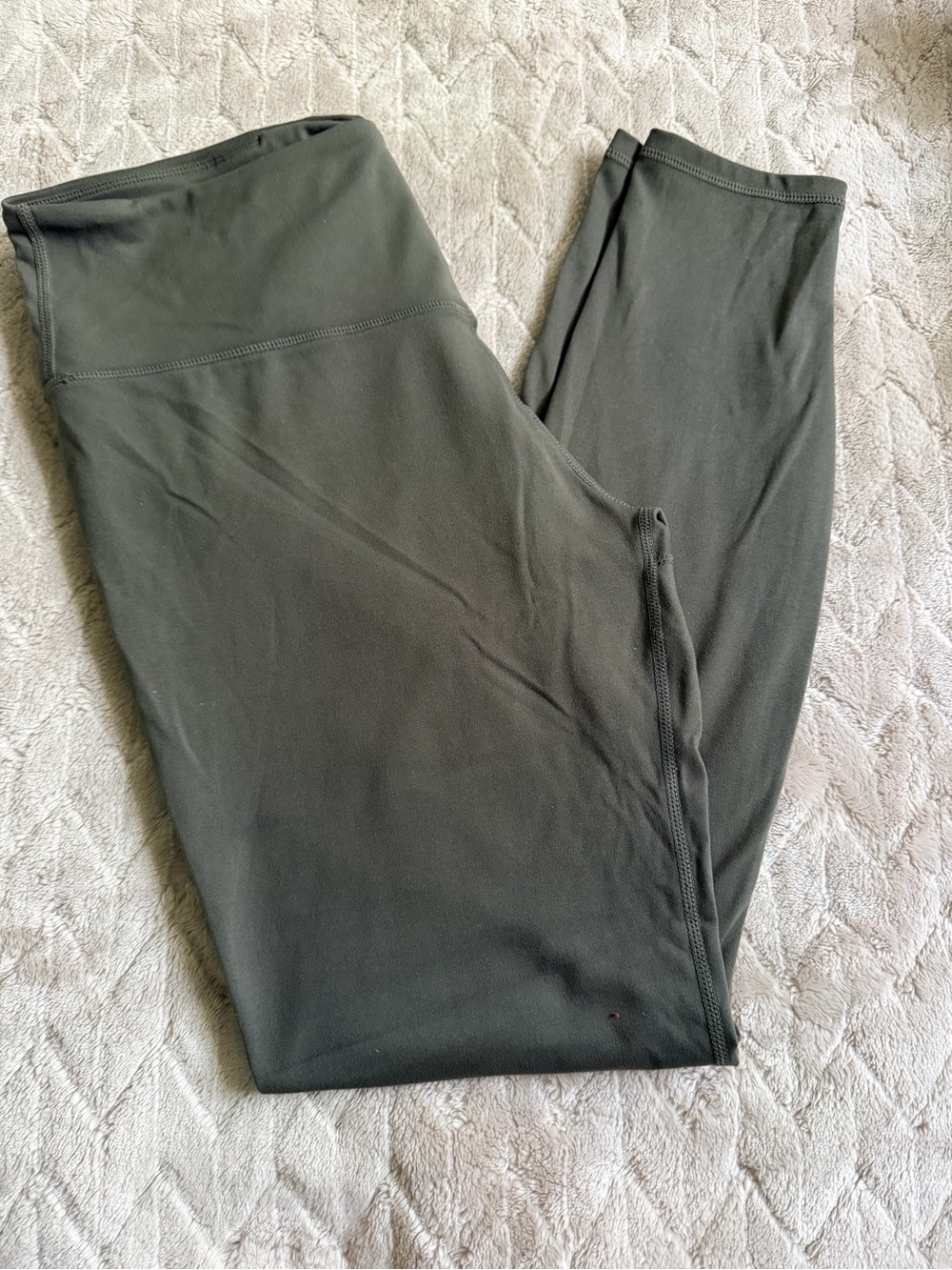 High-Waist Olive Green Leggings